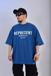 Represent Owners Mavi Oversize Tshirt T890