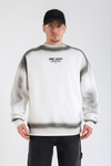 Rise Again Spray Effect Krem Oversize Sweatshirt SW1365