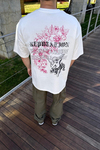 Rpt Studio Baskılı Beyaz Oversize Tshirt T1119