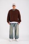 Rv Acid Wash Baggy Jean Pantolon P1113