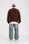 Rv Acid Wash Baggy Jean Pantolon P1113