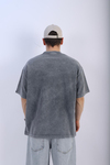 Rv Acid Wash Füme Oversize Tshirt T927