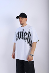 Rv Baskılı Beyaz Oversize Tshirt T928