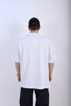 Rv Baskılı Beyaz Oversize Tshirt T928