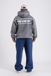 Rv Baskılı Gri Oversize Sweatshirt SW1220