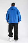 Rv Mavi Oversize Zipper Hoodie SW1372
