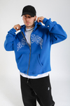 Rv Mavi Oversize Zipper Hoodie SW1372