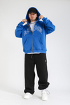 Rv Mavi Oversize Zipper Hoodie SW1372