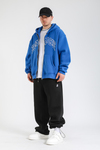 Rv Mavi Oversize Zipper Hoodie SW1372