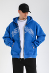 Rv Mavi Oversize Zipper Hoodie SW1372
