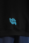 Rv Siyah Bird Baskılı Oversize Hoodie SW1390
