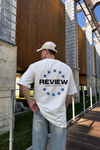 Rv Stars Beyaz Oversize Tshirt  T1105