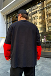 Selfish Baskılı Sleeved Sweatshirt SW864