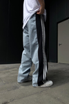 Şerit Detay Baggy Jean Pantolon P883