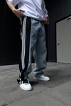 Şerit Detay Baggy Jean Pantolon P883