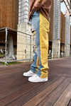 Şerit Detay Yırtık Jean Pantolon P949