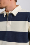 Şeritli Bej Oversize Sleeved Tshirt SW1131