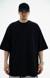 Siyah Basic Oversize Tshirt JC01 24Y326
