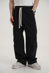 Siyah İnce Kumaş Baggy Pantolon CT01 6267-2