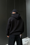 Siyah Rv Basic Oversize Sweatshirt SW1057