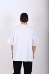 Skateboard Beyaz Oversize Tshirt T1007