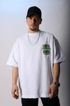 Skateboard Beyaz Oversize Tshirt T1007