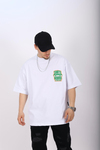 Skateboard Beyaz Oversize Tshirt T1007