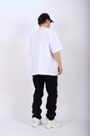 Skateboard Beyaz Oversize Tshirt T1007