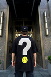 Smiley Baskılı Siyah Oversize Tshirt T728
