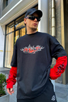Solitude Baskılı Sleeved Sweatshirt SW867