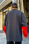 Solitude Baskılı Sleeved Sweatshirt SW867