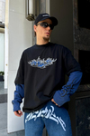 Solitude Baskılı Sleeved Sweatshirt SW869