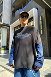 Solitude Baskılı Sleeved Sweatshirt SW869