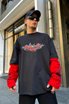 Solitude Baskılı Sleeved Sweatshirt SW867