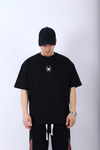 Spider Baskılı Siyah Oversize Tshirt T962