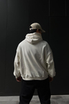 Star Fav Krem Oversize Sweatshirt SW1044