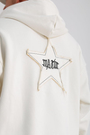 Star Patch Detay Krem Oversize Sweatshirt SW1147