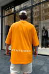 Statement Baskılı Oversize Tshirt T683