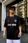 Stay High Jarse Kumaş Oversize Tshirt T635