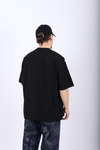 Stayin Alive Siyah Oversize Tshirt T1006