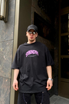 Strength Baskılı Oversize Tshirt T559