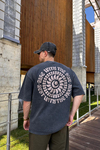 Sun Acid Wash Oversize Tshirt T1082