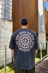 Sun Acid Wash Oversize Tshirt T1082