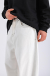 Super Baggy Seam Jean - Ecru P1086