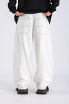 Super Baggy Seam Jean - Ecru P1086