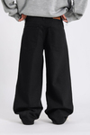 Super Baggy Siyah Jean Pantolon P1011