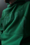 Taş Baskılı Yeşil Fav Oversize Sweatshirt SW1061
