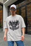 Vengeance Baskılı Oversize Tshirt T680