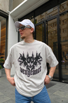 Vengeance Baskılı Oversize Tshirt T680