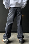 Vicinity Yeşil Nakışlı Füme Jean Pantolon P837